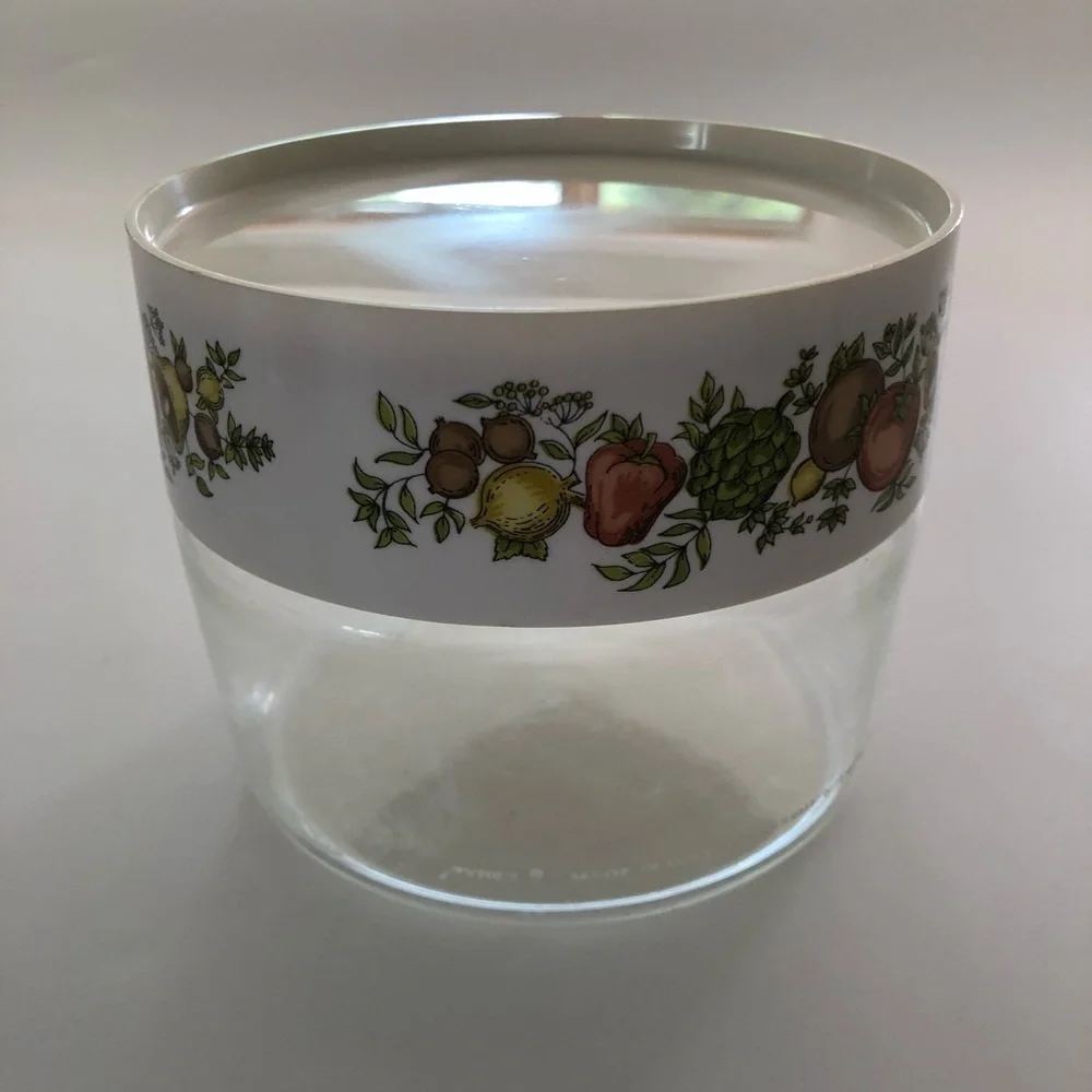 Vintage Pyrex Corning Spice of Life Glass Canister Storage Jar Lid Gasket 0593